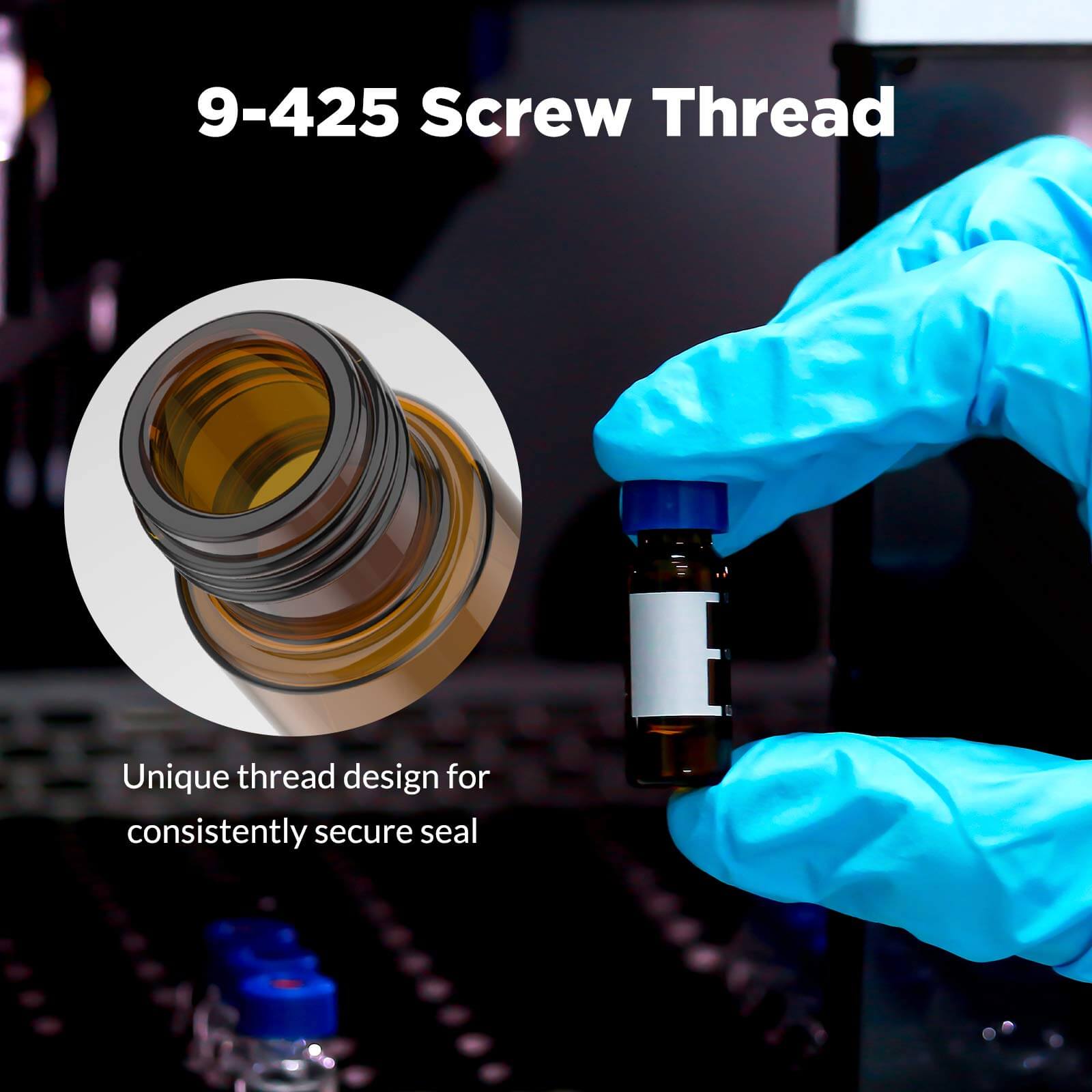 <h3>2ml to 40ml Vials, Chemistry Screw Thread Top Sample Vials</h3>
